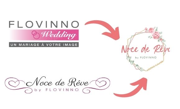 Fusion de Flovinno Wedding et Noce de Rêve pour devenir Noce de Rêve by Flovinno